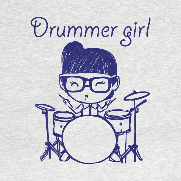 Drummer Girl by Altaria Design